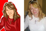 F&S Gift Store Custom Portrait Comic Pop Art Portrait Digital Painting Custom Art Painting From Photo