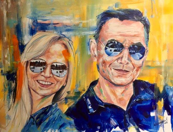 Personalized Oil Painting From Photos, handcraft art on Canvas-Show Case RJC100488-24