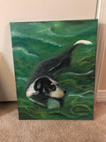 Personalized Oil Painting From Photos, handcraft art on Canvas-Show Case FGH101402-24