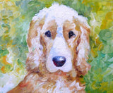 F&S Gift Store Cockerspaniel painting on canvas, Dog portrait, Cocker spaniel art, dog painting, Custom dog portrait, Animal portrait