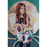 F&S Gift Store Custom portrait painting from photo, original personalized gift for your family, kids