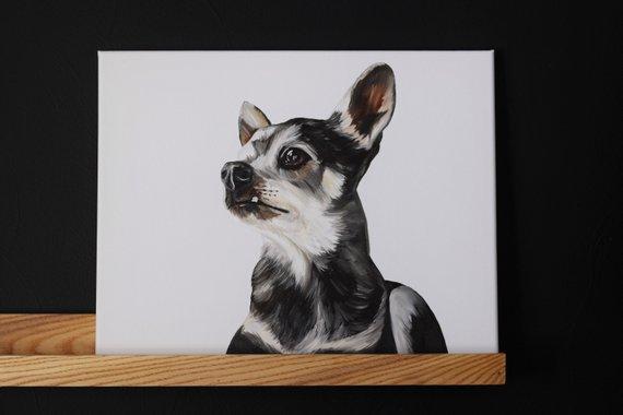 Personalized Oil Painting From Photos, handcraft art on Canvas-Show Case GIF101044-20