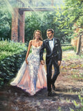 Personalized Oil Painting From Photos, handcraft art on Canvas-Show Case QNE100472-36