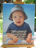 Personalized Oil Painting From Photos, handcraft art on Canvas-Show Case IIN100607-36
