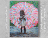F&S Gift Store Custom canvas art, Photo to painting, Custom painting, Custom kid portrait, Child portrait, Personalized gift, Gift for mom