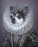 F&S Gift Store Single Custom Pet Portrait in Suit | Unique gift, Antique oil painting, Gothic Home Decor, Animal painting, Pet in suit, Personalized gift