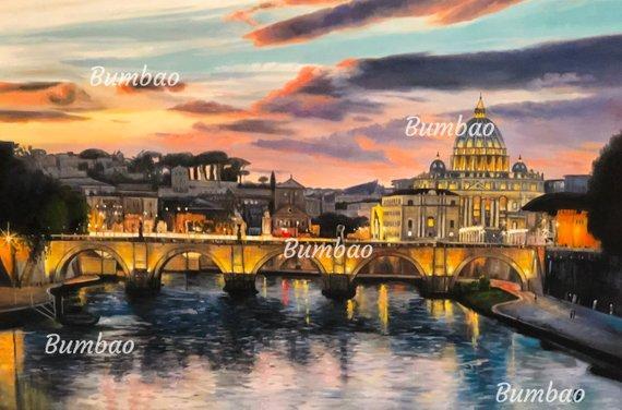 Personalized Oil Painting From Photos, handcraft art on Canvas-Show Case LTS101944-24