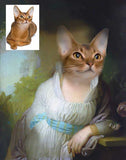 F&S Gift Store Christmas gift,Aunt christmas gift,Cat portrait,Custom pet portrait,Pet portrait,Custom pet painting,Pet drawing,Pet portrait cat,Pet gift