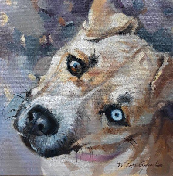 Personalized Oil Painting From Photos, handcraft art on Canvas-Show Case SAD101090-48