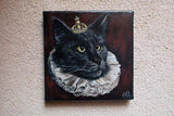 F&S Gift Store Custom Pet Portait Oil Peinting,Animal Art Portrait,Oil Paintings Pets,Cats Art,Cats Painting,Wall Decor,