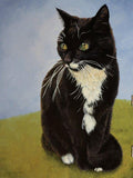 F&S Gift Store Custom Cat Portraits from photo, Oil painting, Commission a painting of your Cat, Cat Memorial, Gifts for her, Gifts for him.
