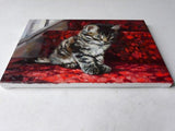 F&S Gift Store Custom Kitty Oil Painting, Custom Pet Portraits, Custom Kitten Portrait, Pet Portrait, Pet Memorial, Cat Art, Animal Painting, Original Art