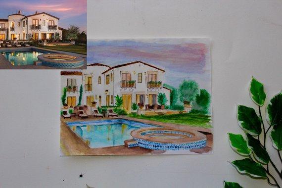 Personalized Oil Painting From Photos, handcraft art on Canvas-Show Case AFC101913-24
