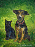 Personalized Oil Painting From Photos, handcraft art on Canvas-Show Case SPM100678-20