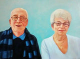 F&S Gift Store 2 Subject Oil Painting, Photo to Painting, Acrylic Painting, Portrait Painting, Portrait Artist, Paintings From Photos, Oil Painting
