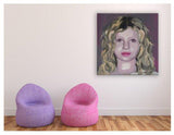 F&S Gift Store Portrait painting painting by photo template gift Birthday AndenkenPOP art portrait painting acrylic Custommade Art