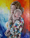 F&S Gift Store Photo Portrait CUSTOM Painting, Art Painting , Personalized portrait painting, One of the kind custom portrait.