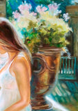 F&S Gift Store Custom oil portrait, Portrait from photo, Female portrait, Oil painting, In the garden painting, Tenderness painting, Beautiful painting