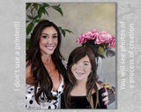 Personalized Oil Painting From Photos, handcraft art on Canvas-Show Case HIJ101404-48