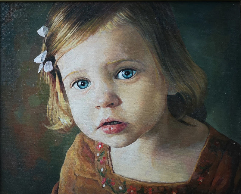 Personalized Oil Painting From Photos, handcraft art on Canvas-Show Case JAF100419-48