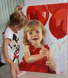 F&S Gift Store Portrait Painting Custom from your Photo, Oil on Canvas Wall Art