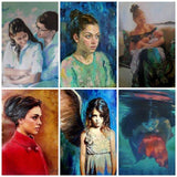 F&S Gift Store Portrait Painting Custom from your Photo, Oil on Canvas Wall Art