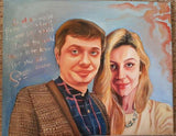 Personalized Oil Painting From Photos, handcraft art on Canvas-Show Case SOJ101866-24