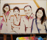 Personalized Oil Painting From Photos, handcraft art on Canvas-Show Case QPK102208-48
