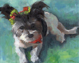 F&S Gift Store COMMISSIONED Custom Dog Portraits, Animal Oil Portraits, Various Sizes