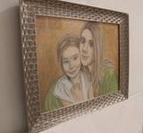 F&S Gift Store Custom Oil Painting female,Male,Mum, Dad Aunt,daughter,son, grandson Commission painted 12 x 16 inch Canvas Fine Art Painting, frameless