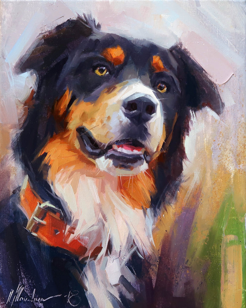 Personalized Oil Painting From Photos, handcraft art on Canvas-Show Case BRG101683-12