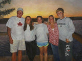 Personalized Oil Painting From Photos, handcraft art on Canvas-Show Case IRS100752-24