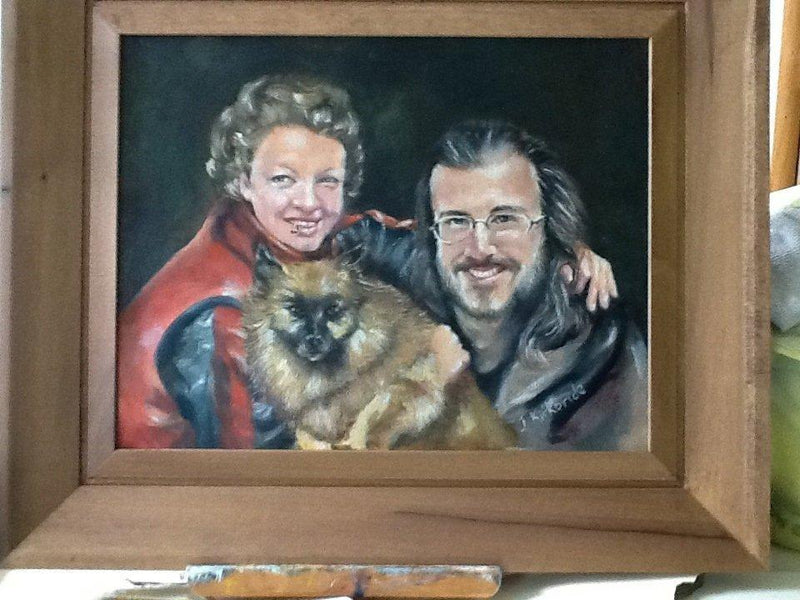 Personalized Oil Painting From Photos, handcraft art on Canvas-Show Case ECD101770-30