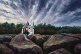 F&S Gift Store Custom Bride and Groom Portrait Oil Painting on Canvas (from photo)