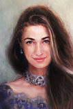 F&S Gift Store Custom Portrait Painting Personalized Oil canvas Painting Art from photo Family Wedding Portraits Contemporary Realistic Art