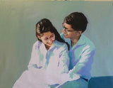 Personalized Oil Painting From Photos, handcraft art on Canvas-Show Case SOD101446-30