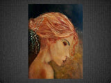 F&S Gift Store Vintage Portrait-Oil Painting-Original Painting-Canvas Oil Painting-Woman Painting-Portrait Painting-Custom Oil Painting