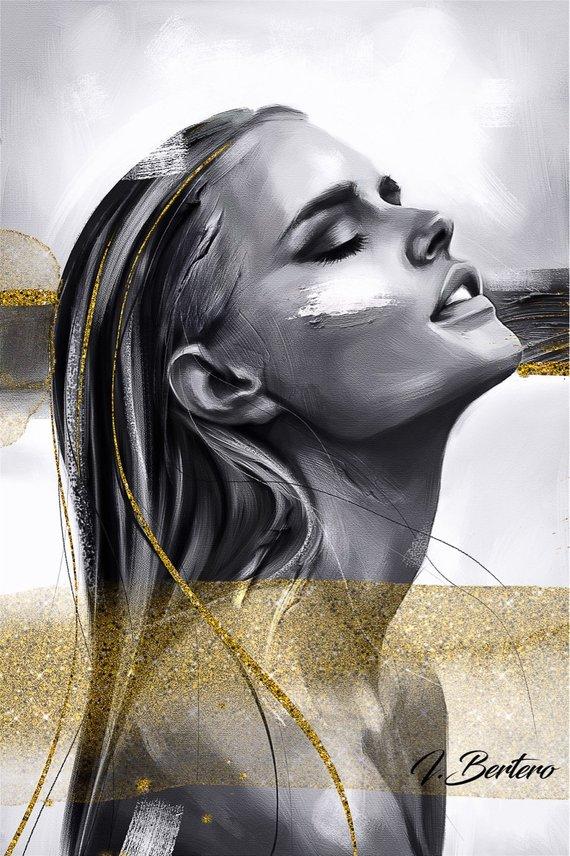 F&S Gift Store Digital portrait, Printable art, Digital Painting, Digital Art, Portrait, Perfect Gift, Portrait from the photo, Digital Illustration