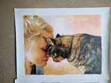 F&S Gift Store Hand Painted Custom Cat Oil Painting - Paint From Digital Photo , Commission Pet Art