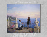 F&S Gift Store Painting from photo, Custom wedding portrait, Wedding gift, Anniversary present, Wedding painting from photo, Portrait commission