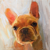 F&S Gift Store Dog oil portrait, Costom pet portrait, Custom oil painting, Pet memorial picture, Pet oil painting, Dog artwork, Dog memorial, Original Art