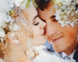 Personalized Oil Painting From Photos, handcraft art on Canvas-Show Case QCH100241-24