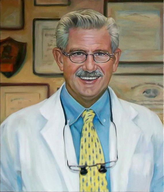 F&S Gift Store Gift for dad, Personalized portrait, Custom oil portrait, Custom canvas art, Commission portrait, Custom oil painting from photo, Oil paint