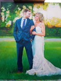 F&S Gift Store Oil painting portrait, Wedding portrait, Painting from photo, Customized painting, Commission portrait, Luxury gift, Memorial art