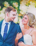 F&S Gift Store Oil painting portrait, Wedding portrait, Painting from photo, Customized painting, Commission portrait, Luxury gift, Memorial art