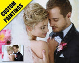 Personalized Oil Painting From Photos, handcraft art on Canvas-Show Case QCH100241-24