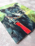 F&S Gift Store Custom pet portrait on canvas, Dog portrait from photo, Dog painting to order, Pet memorial, Animal art dog, Personalized pet art painting