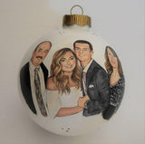 F&S Gift Store Realistic family portrait painting, custom hand painted portraits