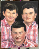 Personalized Oil Painting From Photos, handcraft art on Canvas-Show Case IEN101310-48