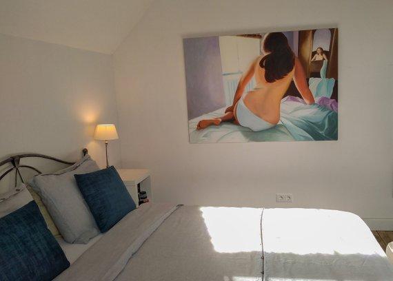 Personalized Oil Painting From Photos, handcraft art on Canvas-Show Case KFG102122-12